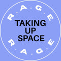 Taking up space sticker